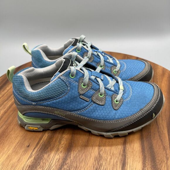 Ahnu Shoes - Anhu Shoes Womens Size 5 Hiking Blue Vibram Trail Running Sneakers Comfort